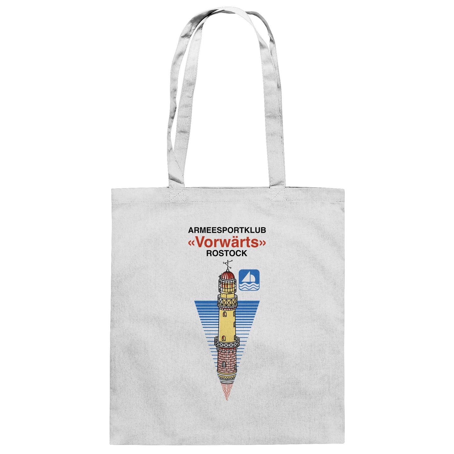 DDR Ostalgie Baumwolltasche • ARMEESPORTKLUB VORWÄRTS ROSTOCK