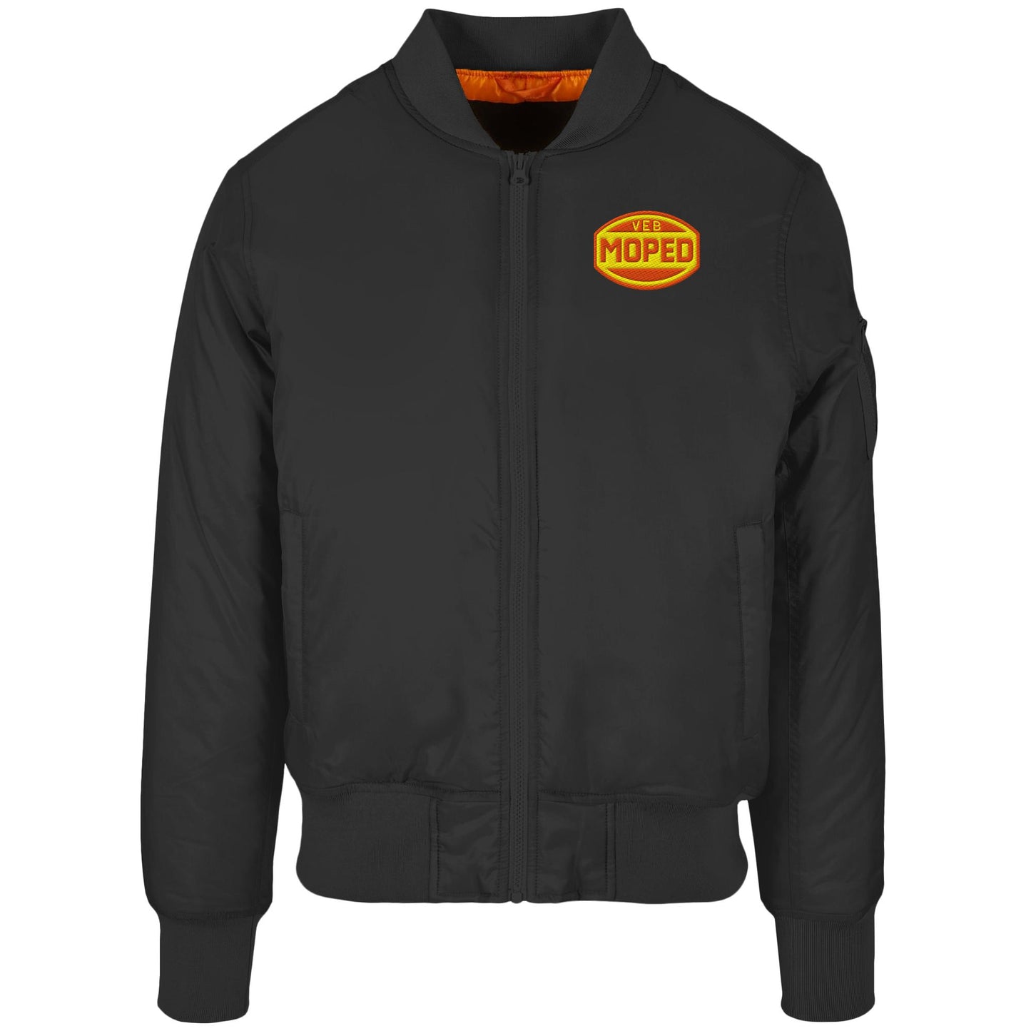 DDR Ostalgie Bomberjacke bestickt • VEB MOPED