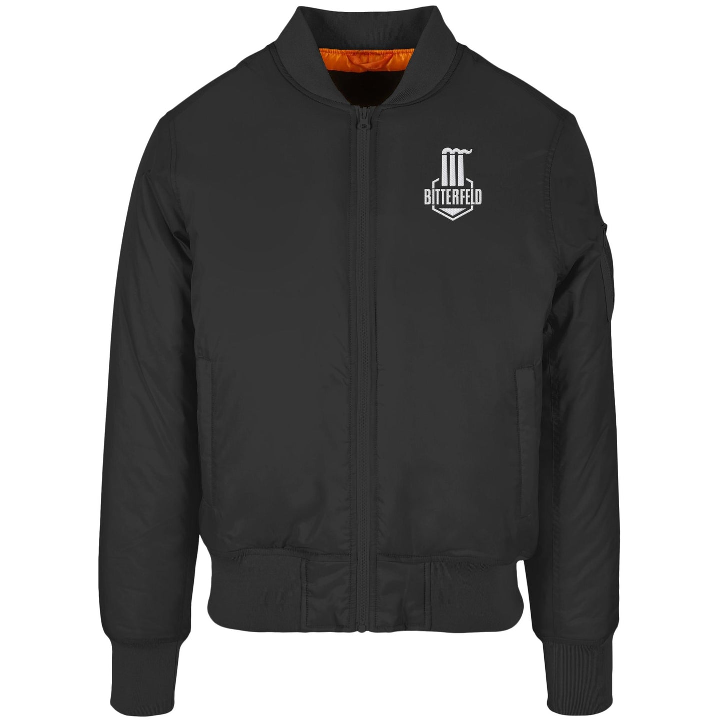 DDR Ostalgie Bomberjacke bestickt • VEB CHEMIEKOMBINAT BITTERFELD