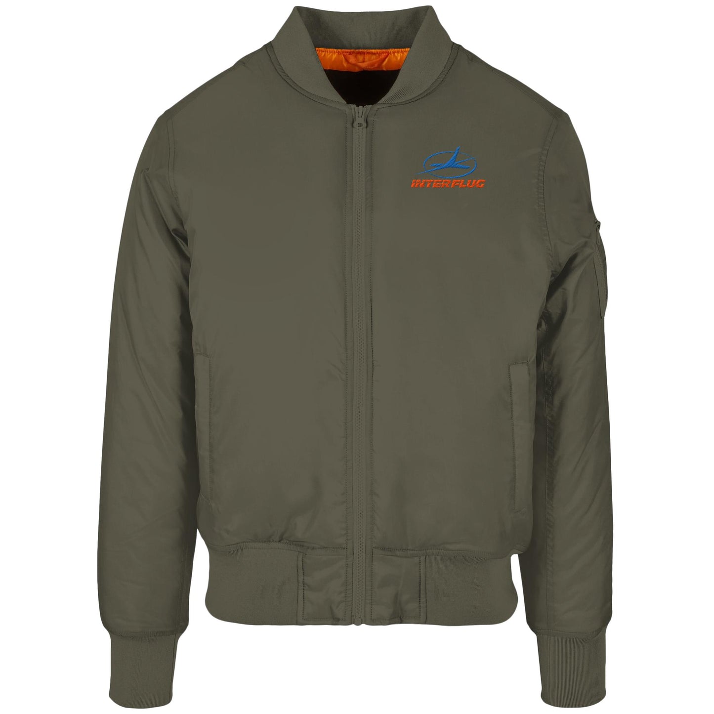 DDR Ostalgie Bomberjacke bestickt • DDR INTERFLUG LOGO