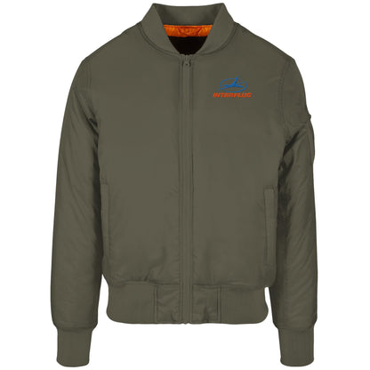 DDR Ostalgie Bomberjacke bestickt • DDR INTERFLUG LOGO