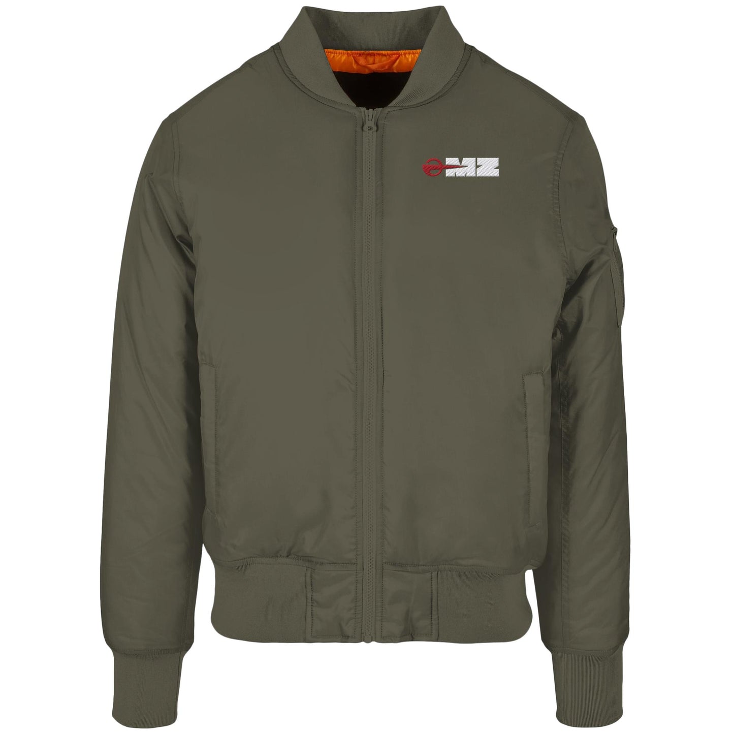 DDR Ostalgie Bomberjacke bestickt • MZ ZSCHOPAU