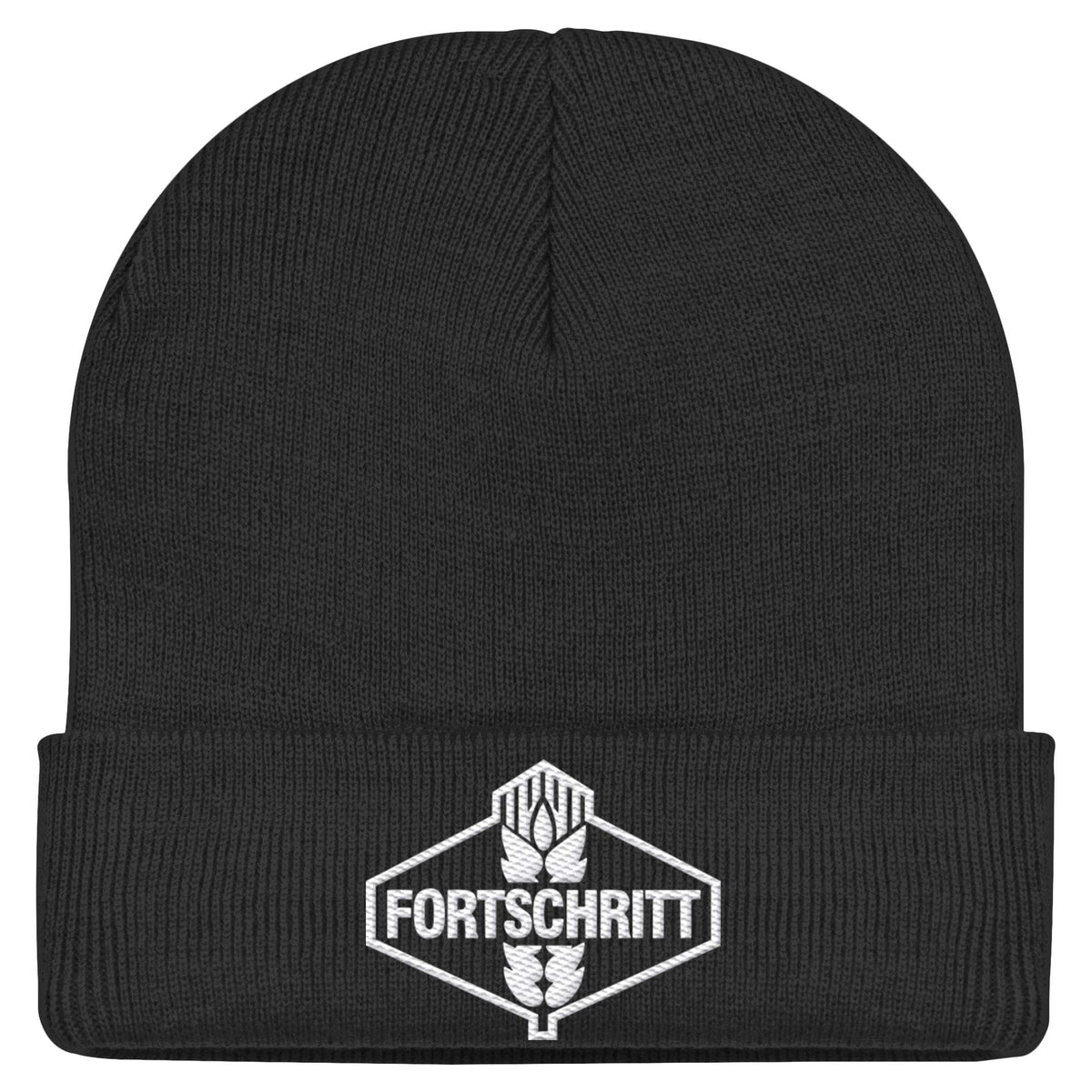 FORTSCHRITT WEISS | DDR Ostalgie Beanie bestickt
