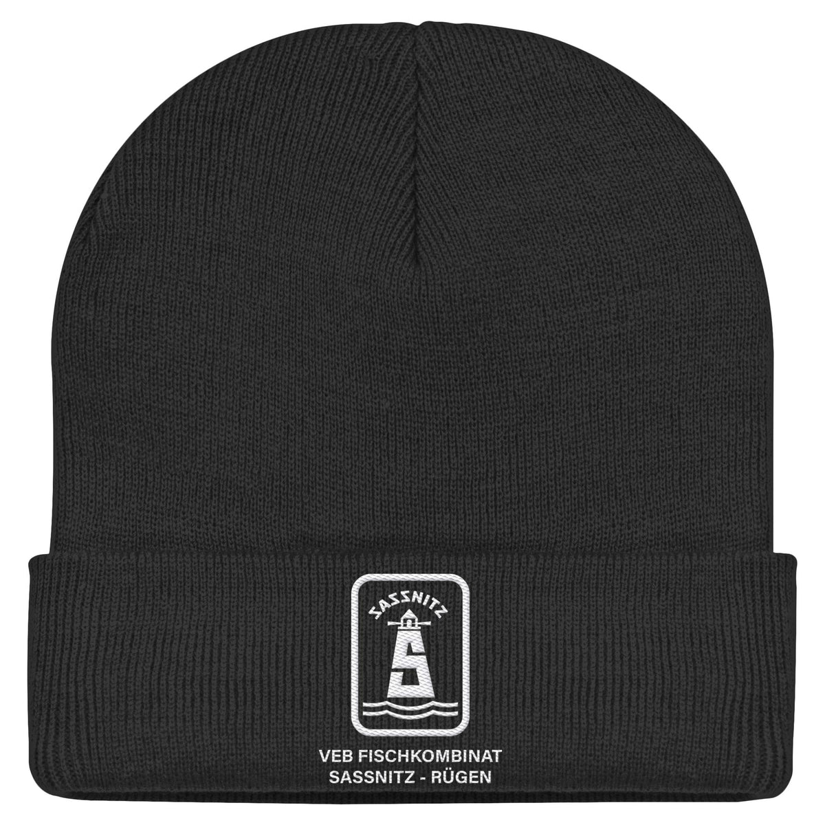 VEB FISCHKOMBINAT SASSNITZ-RÜGEN | DDR Ostalgie Beanie bestickt