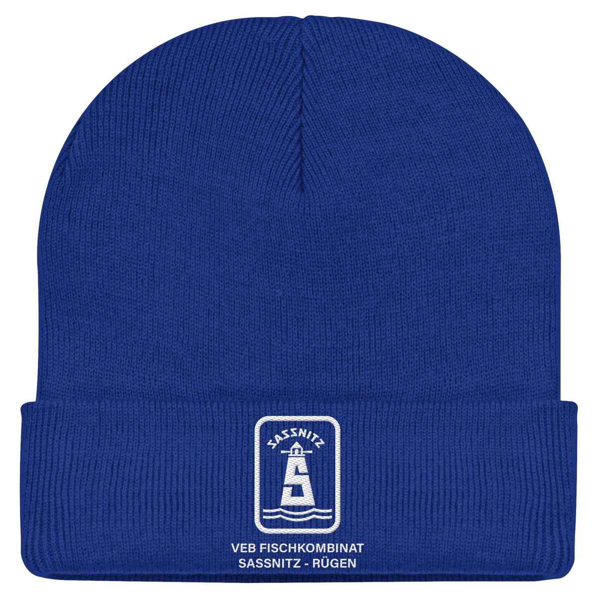 VEB FISCHKOMBINAT SASSNITZ-RÜGEN | DDR Ostalgie Beanie bestickt