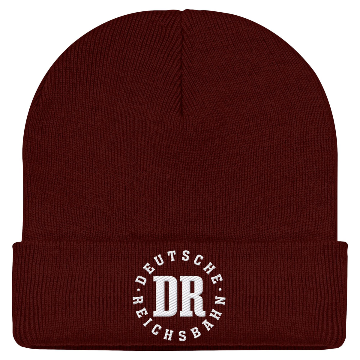DR - DEUTSCHE REICHSBAHN - dunkel | DDR Ostalgie Beanie bestickt