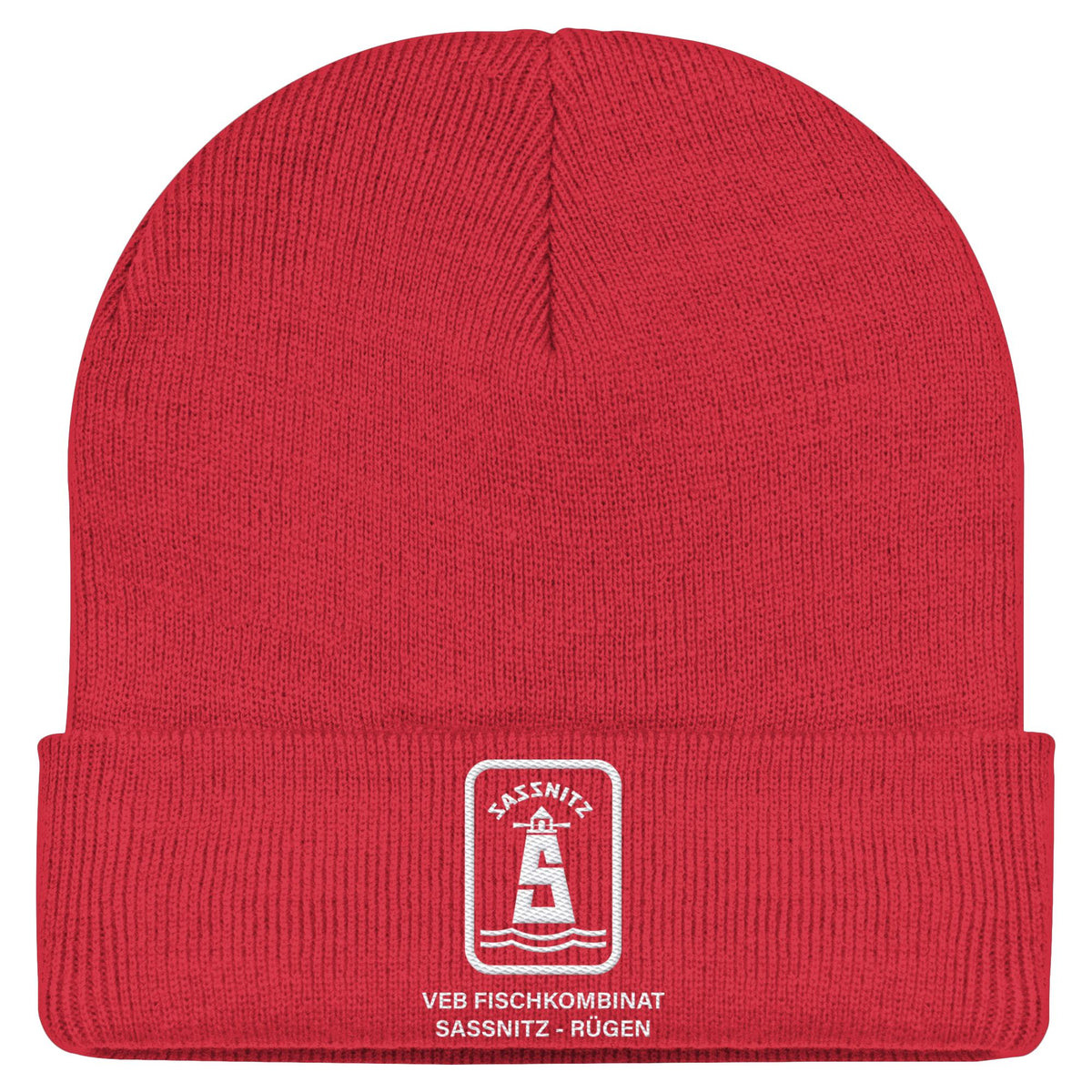 VEB FISCHKOMBINAT SASSNITZ-RÜGEN | DDR Ostalgie Beanie bestickt