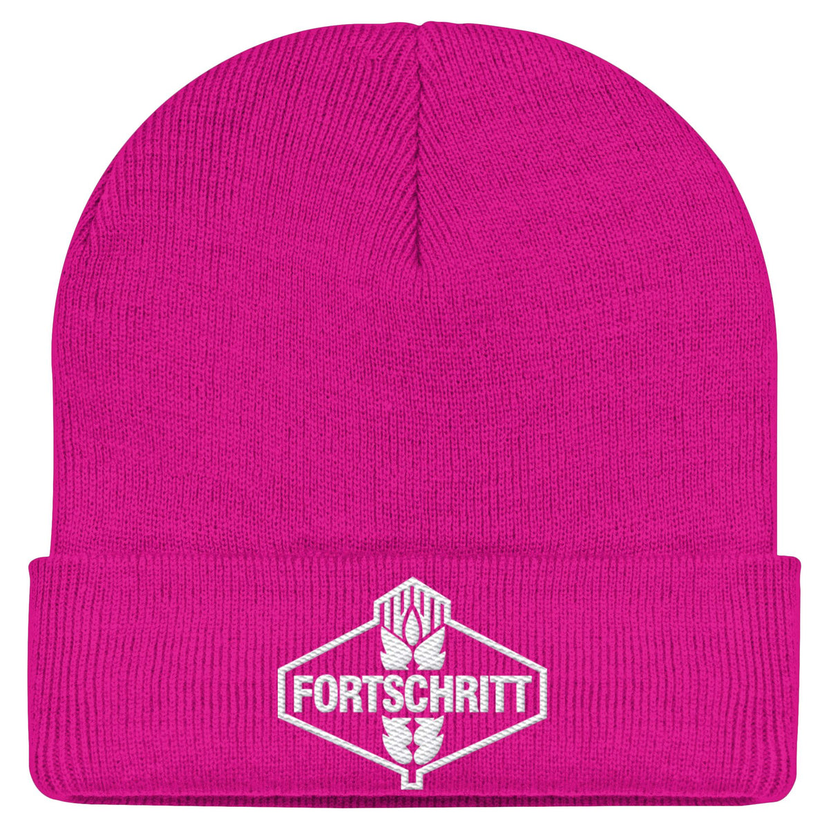 FORTSCHRITT WEISS | DDR Ostalgie Beanie bestickt