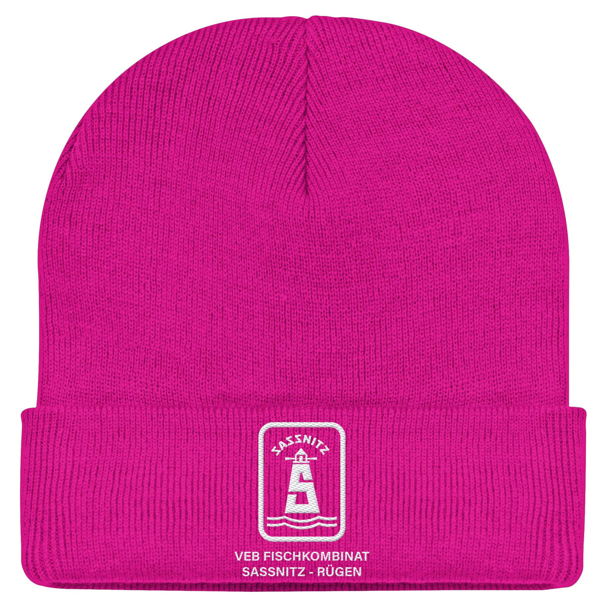 VEB FISCHKOMBINAT SASSNITZ-RÜGEN | DDR Ostalgie Beanie bestickt