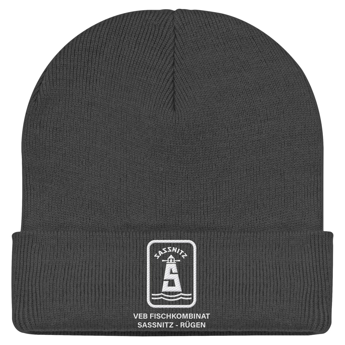 VEB FISCHKOMBINAT SASSNITZ-RÜGEN | DDR Ostalgie Beanie bestickt