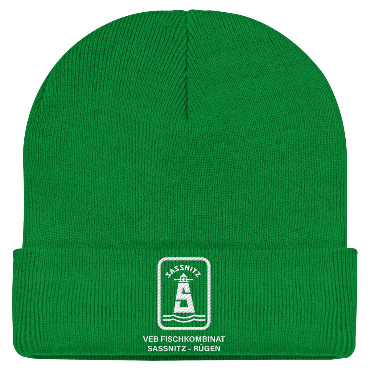 VEB FISCHKOMBINAT SASSNITZ-RÜGEN | DDR Ostalgie Beanie bestickt