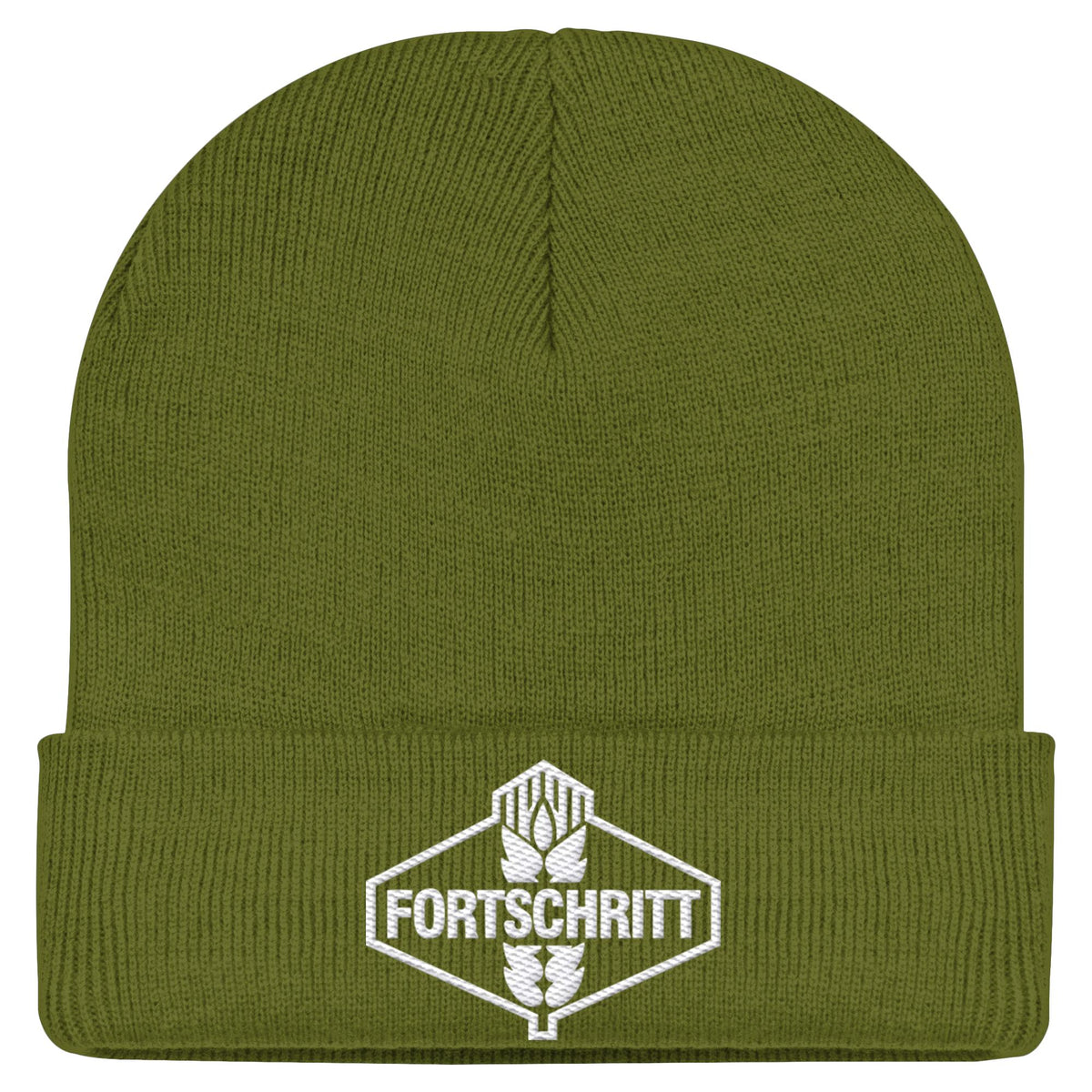 FORTSCHRITT WEISS | DDR Ostalgie Beanie bestickt