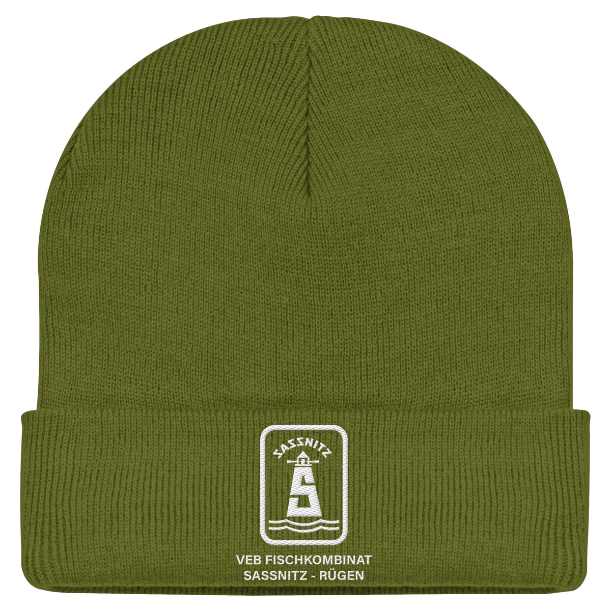 VEB FISCHKOMBINAT SASSNITZ-RÜGEN | DDR Ostalgie Beanie bestickt