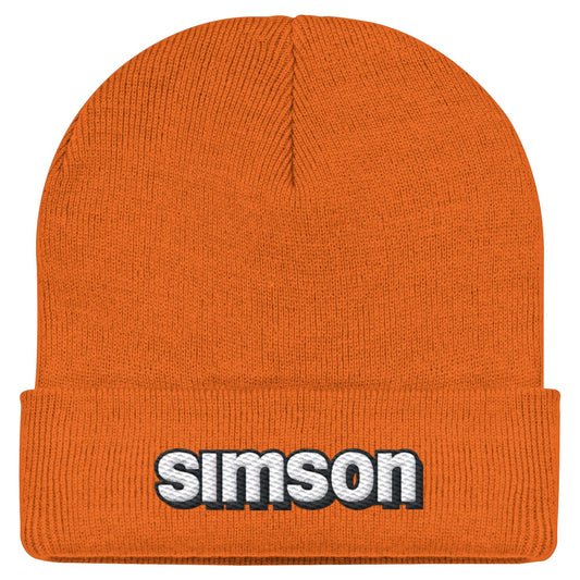 SIMSON - SCHRIFTZUG | DDR Ostalgie Beanie bestickt