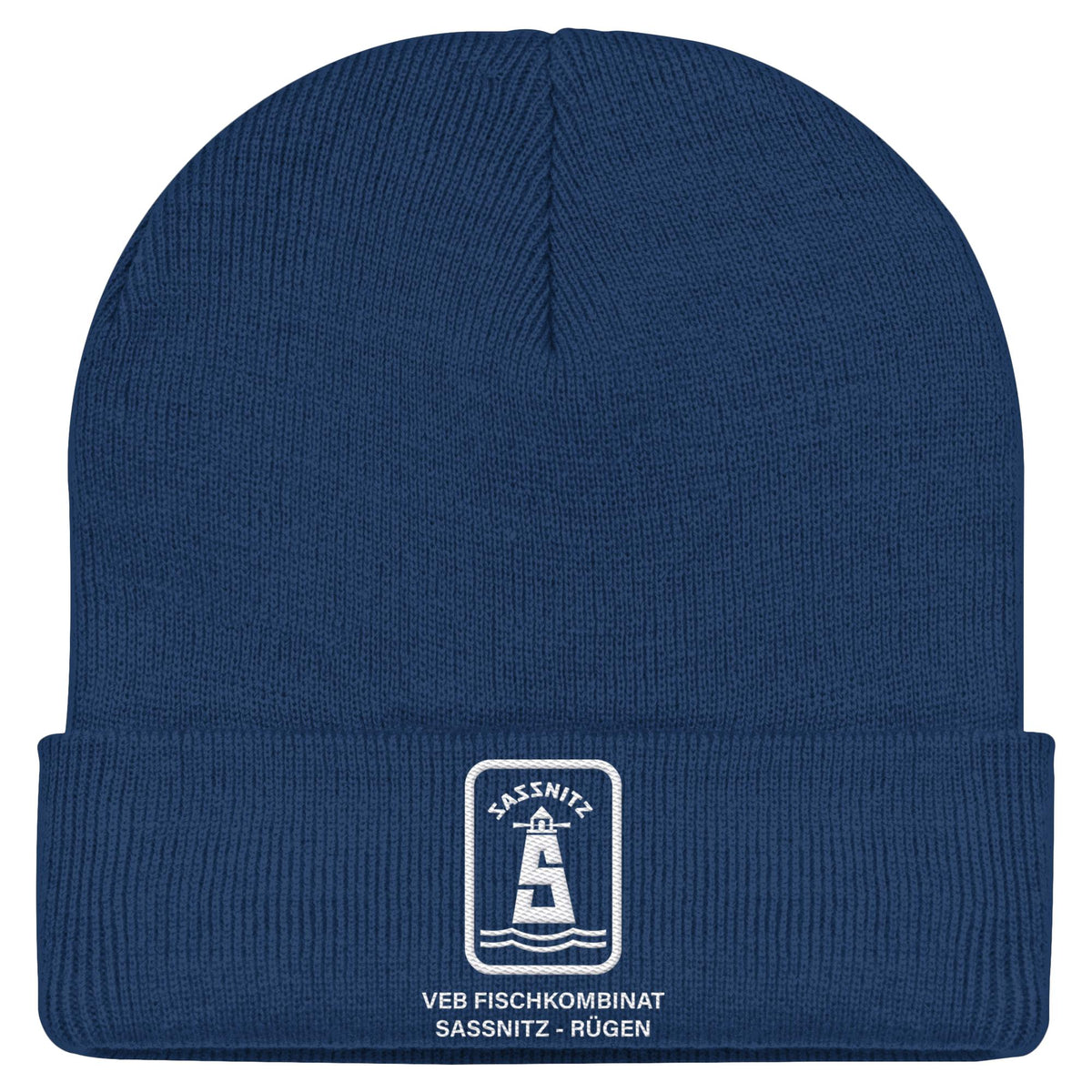 VEB FISCHKOMBINAT SASSNITZ-RÜGEN | DDR Ostalgie Beanie bestickt