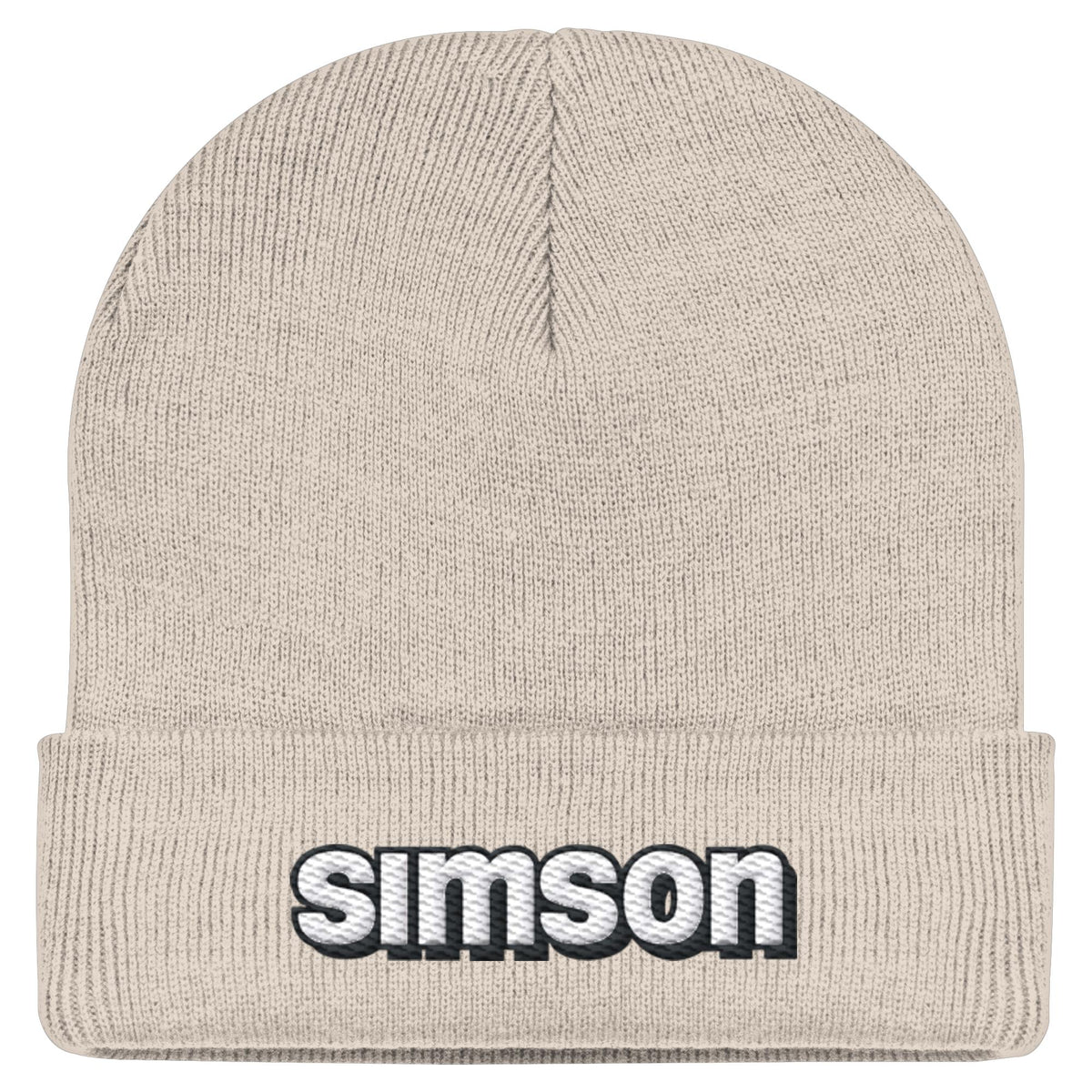 SIMSON - SCHRIFTZUG | DDR Ostalgie Beanie bestickt