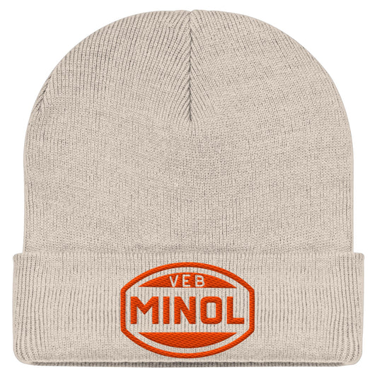 VEB MINOL | DDR Ostalgie Beanie bestickt