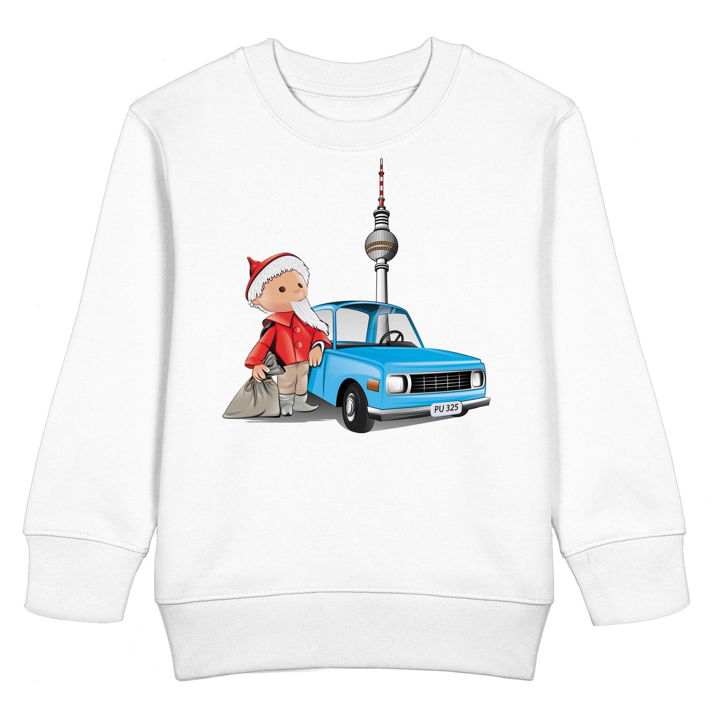 KIDS PULLOVER • UNSER SANDMÄNNCHEN - MIT WARTBURG IN BERLIN (PU-325)