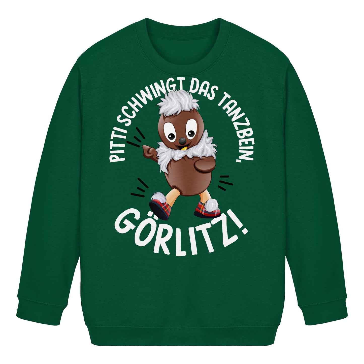 Pitti Stadt Nicki (Kids Pullover) • PITTI SCHWINGT DAS TANZBEIN, GÖRLITZ!
