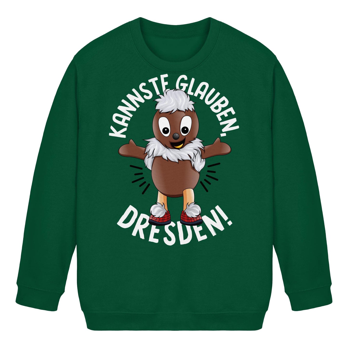Pitti Stadt Nicki (Kids Pullover) • KANNSTE GLAUBEN, DRESDEN!