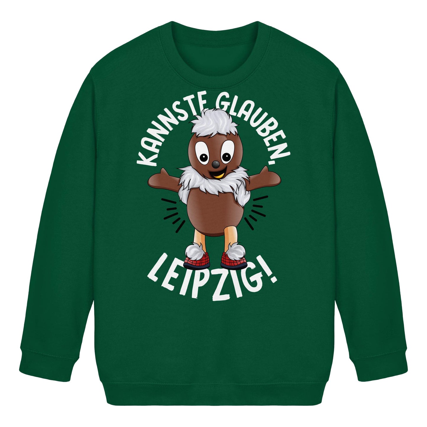 Pitti Stadt Nicki (Kids Pullover) • KANNSTE GLAUBEN, LEIPZIG!
