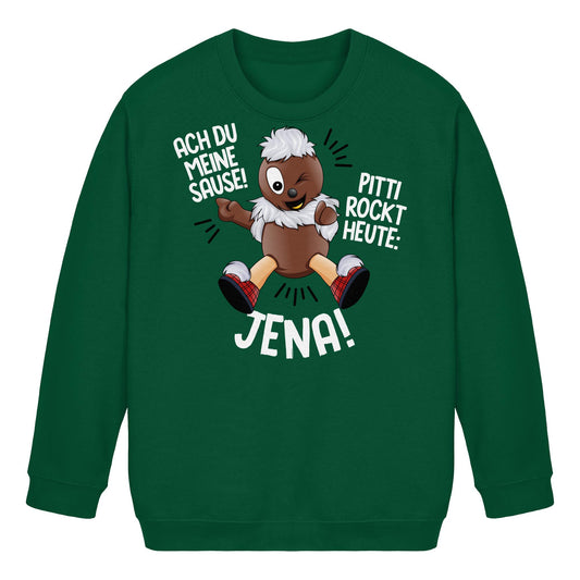 Pitti Stadt Nicki (Kids Pullover) • PITTI ROCKT HEUTE JENA!