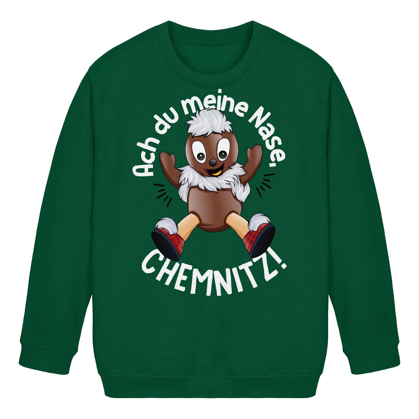Pitti Stadt Nicki (Kids Pullover) • ACH DU MEINE NASE CHEMNITZ!