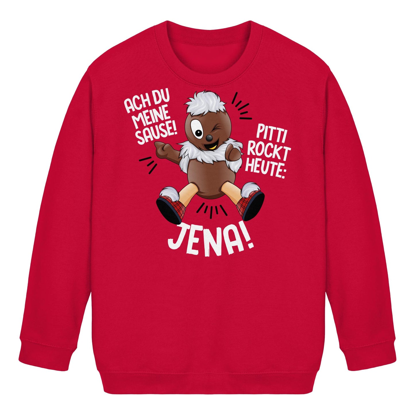 Pitti Stadt Nicki (Kids Pullover) • PITTI ROCKT HEUTE JENA!