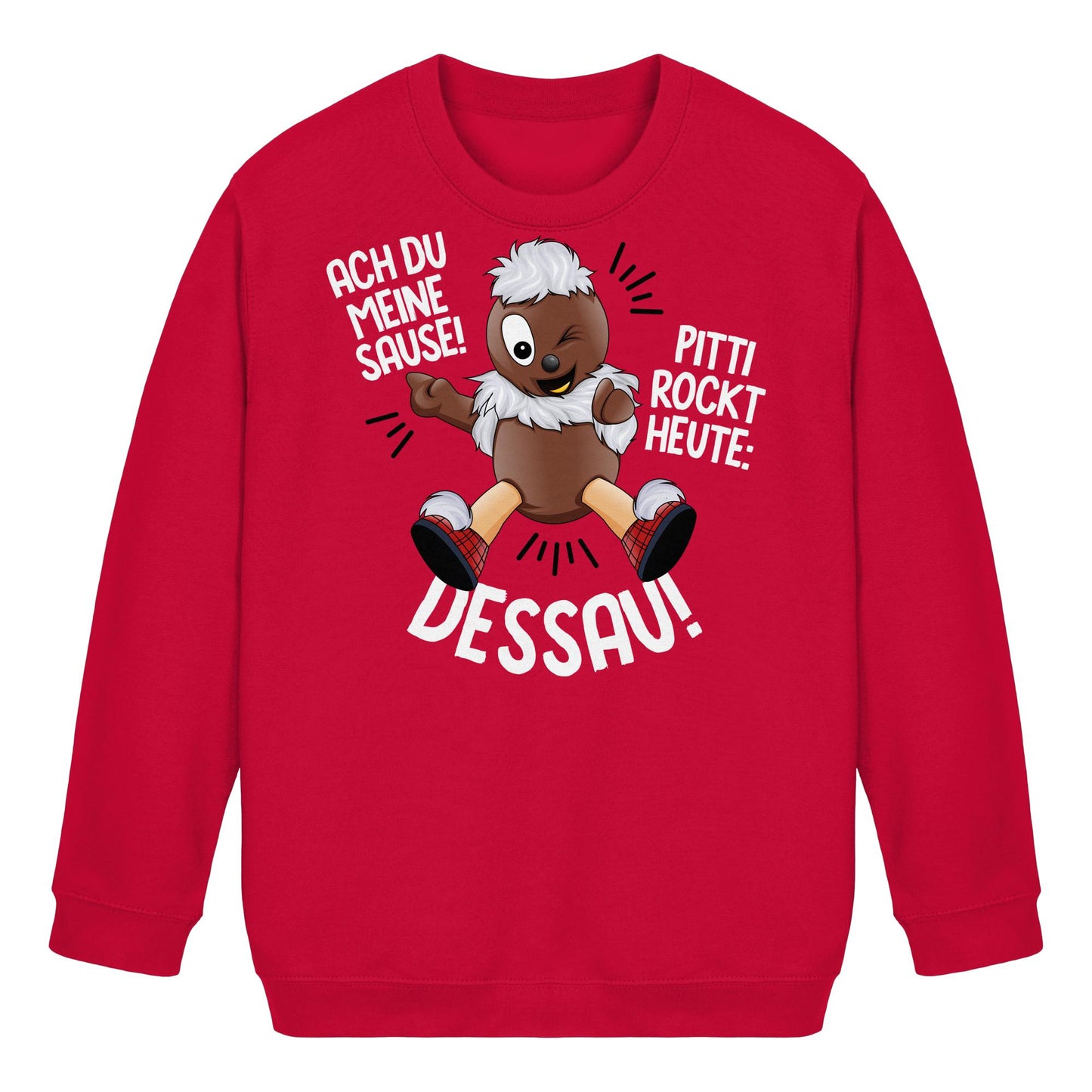 Pitti Stadt Nicki (Kids Pullover) • PITTI ROCKT HEUTE DESSAU!