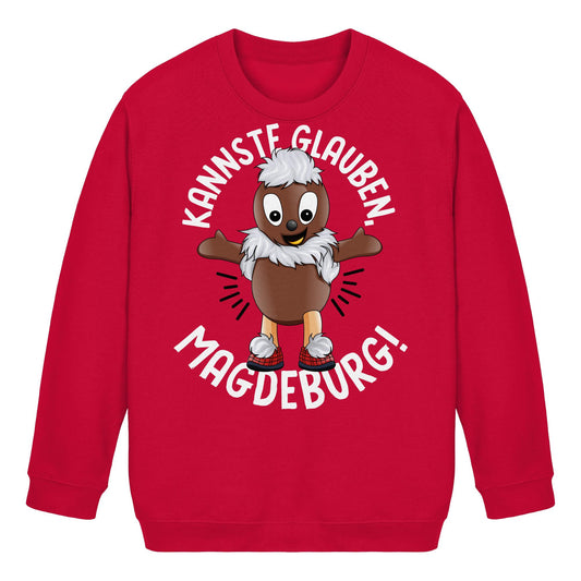 Pitti Stadt Nicki (Kids Pullover) • KANNSTE GLAUBEN, MAGDEBURG!