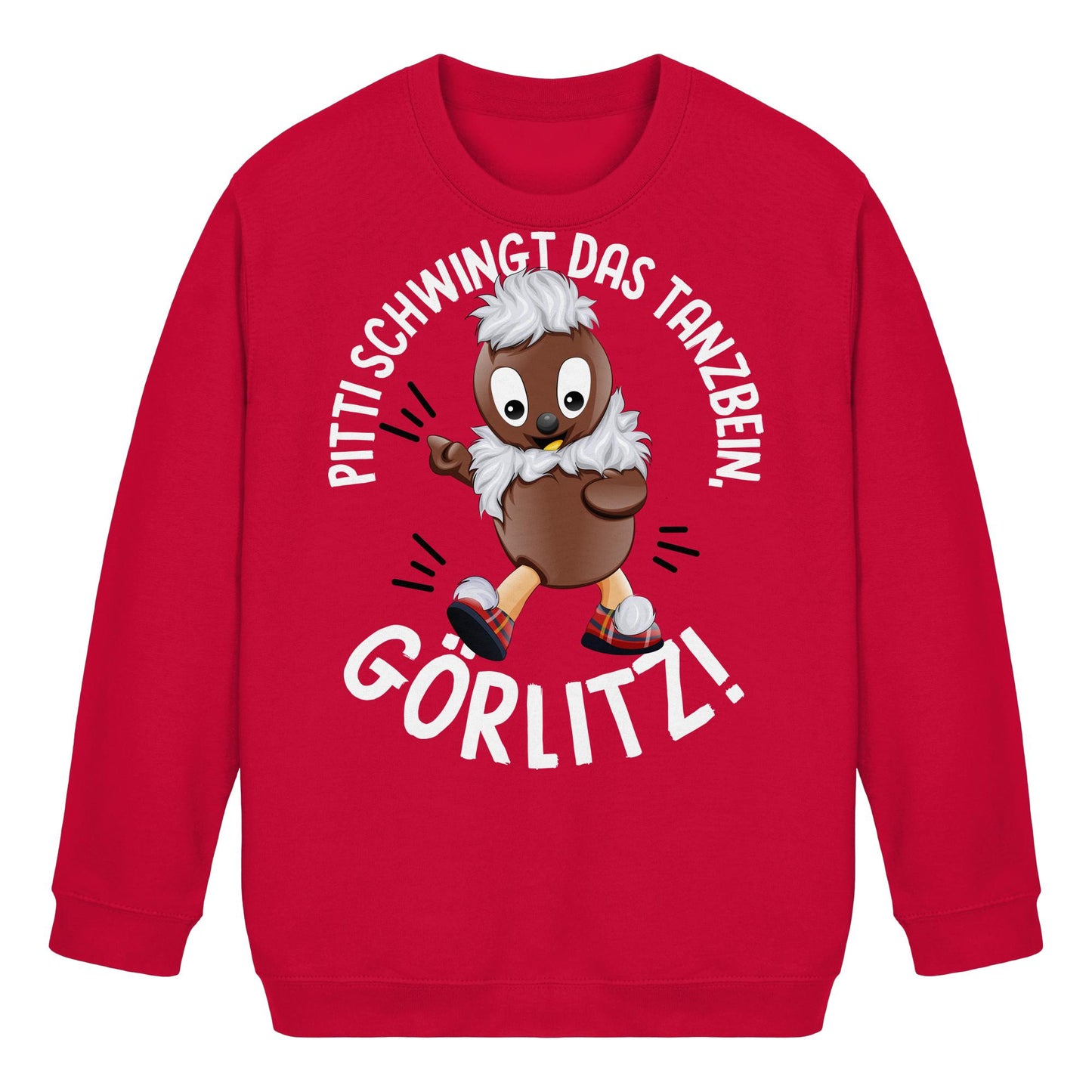 Pitti Stadt Nicki (Kids Pullover) • PITTI SCHWINGT DAS TANZBEIN, GÖRLITZ!