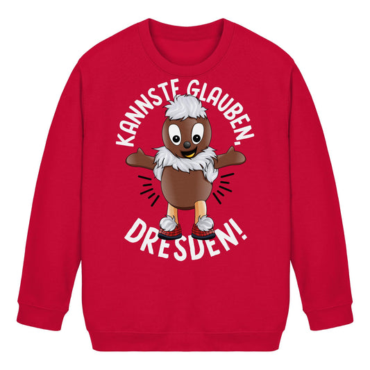 Pitti Stadt Nicki (Kids Pullover) • KANNSTE GLAUBEN, DRESDEN!