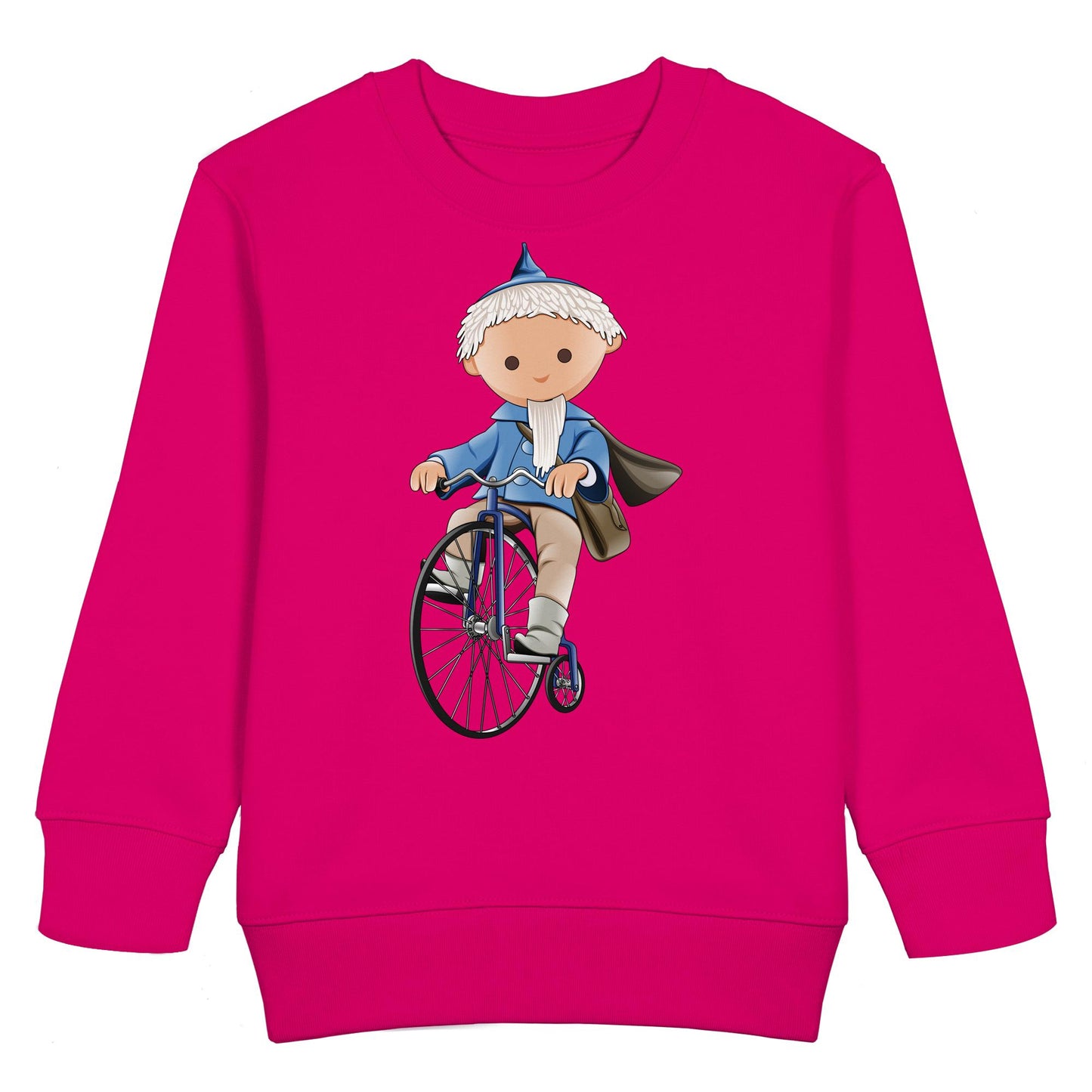 KIDS PULLOVER • UNSER SANDMÄNNCHEN - AUF DEM HOCHRAD - BLAU (PU-97, 1969)