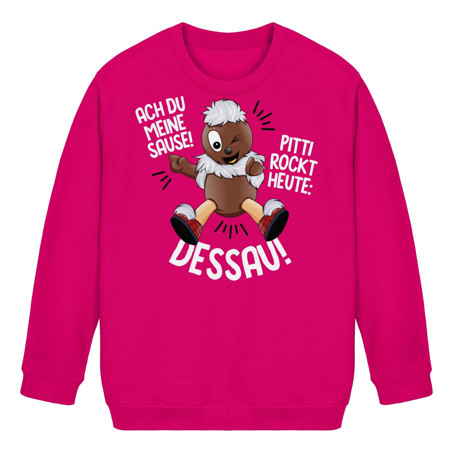 Pitti Stadt Nicki (Kids Pullover) • PITTI ROCKT HEUTE DESSAU!