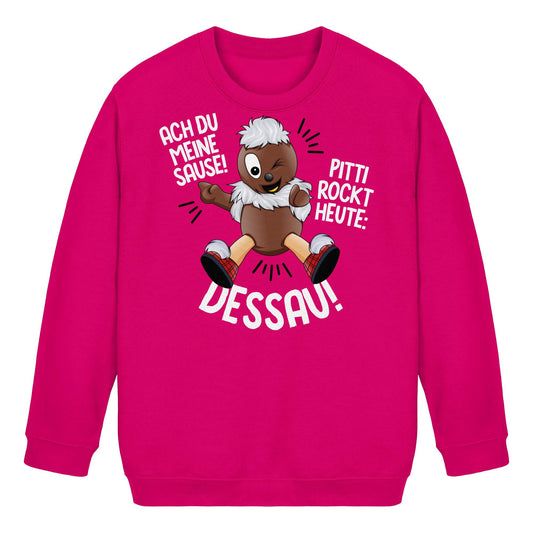 Pitti Stadt Nicki (Kids Pullover) • PITTI ROCKT HEUTE DESSAU!