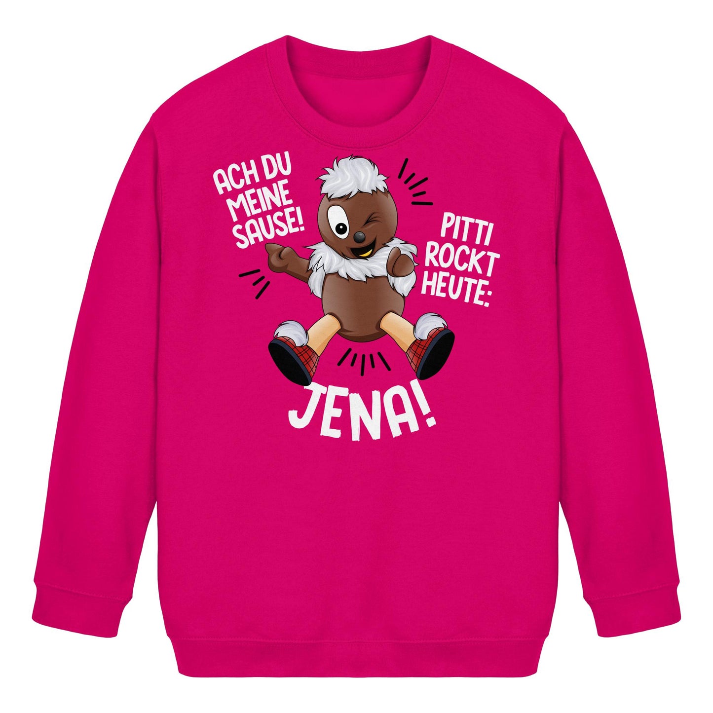 Pitti Stadt Nicki (Kids Pullover) • PITTI ROCKT HEUTE JENA!