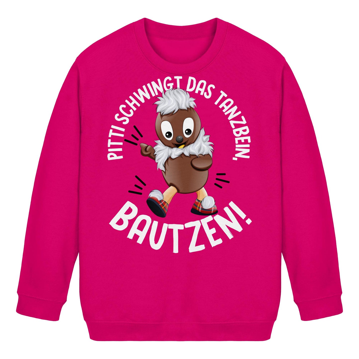 Pitti Stadt Nicki (Kids Pullover) • PITTI SCHWINGT DAS TANZBEIN, BAUTZEN!