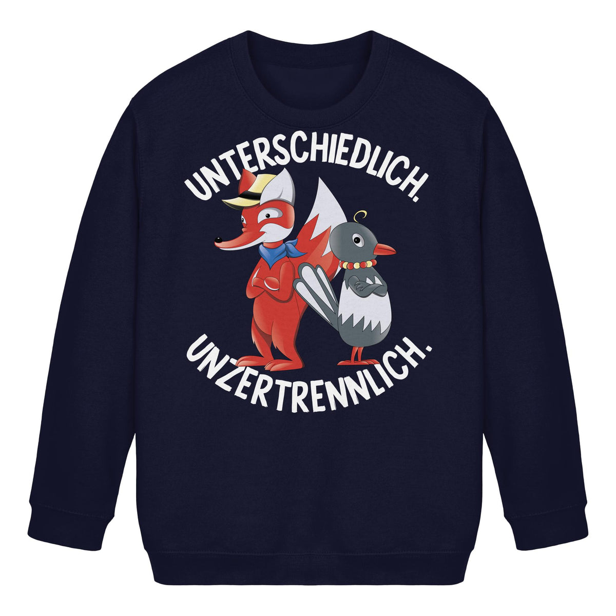 KIDS PULLOVER • UNSER SANDMÄNNCHEN - HERR FUCHS & FRAU ELSTER, UNZERTRENNLICH