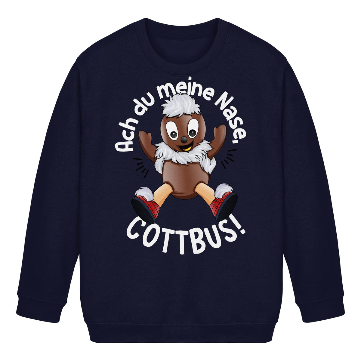 Pitti Stadt Nicki (Kids Pullover) • ACH DU MEINE NASE COTTBUS!