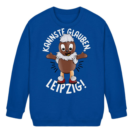 Pitti Stadt Nicki (Kids Pullover) • KANNSTE GLAUBEN, LEIPZIG!