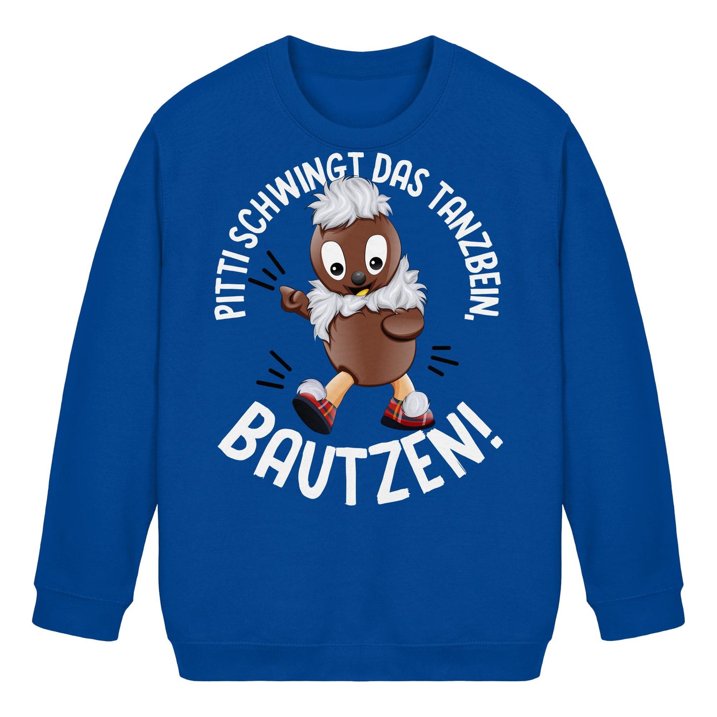 Pitti Stadt Nicki (Kids Pullover) • PITTI SCHWINGT DAS TANZBEIN, BAUTZEN!