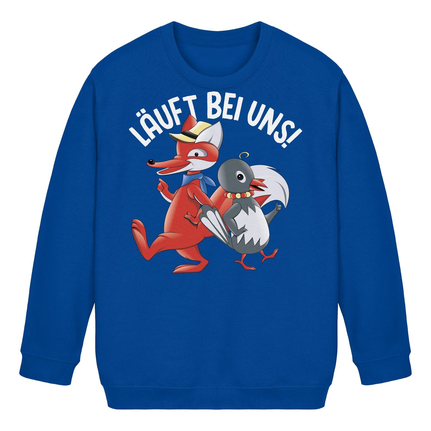 KIDS PULLOVER • UNSER SANDMÄNNCHEN - HERR FUCHS & FRAU ELSTER, LÄUFT BEI UNS!
