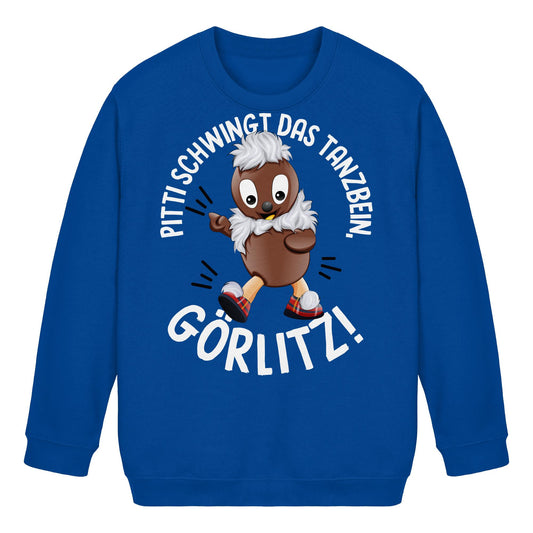 Pitti Stadt Nicki (Kids Pullover) • PITTI SCHWINGT DAS TANZBEIN, GÖRLITZ!