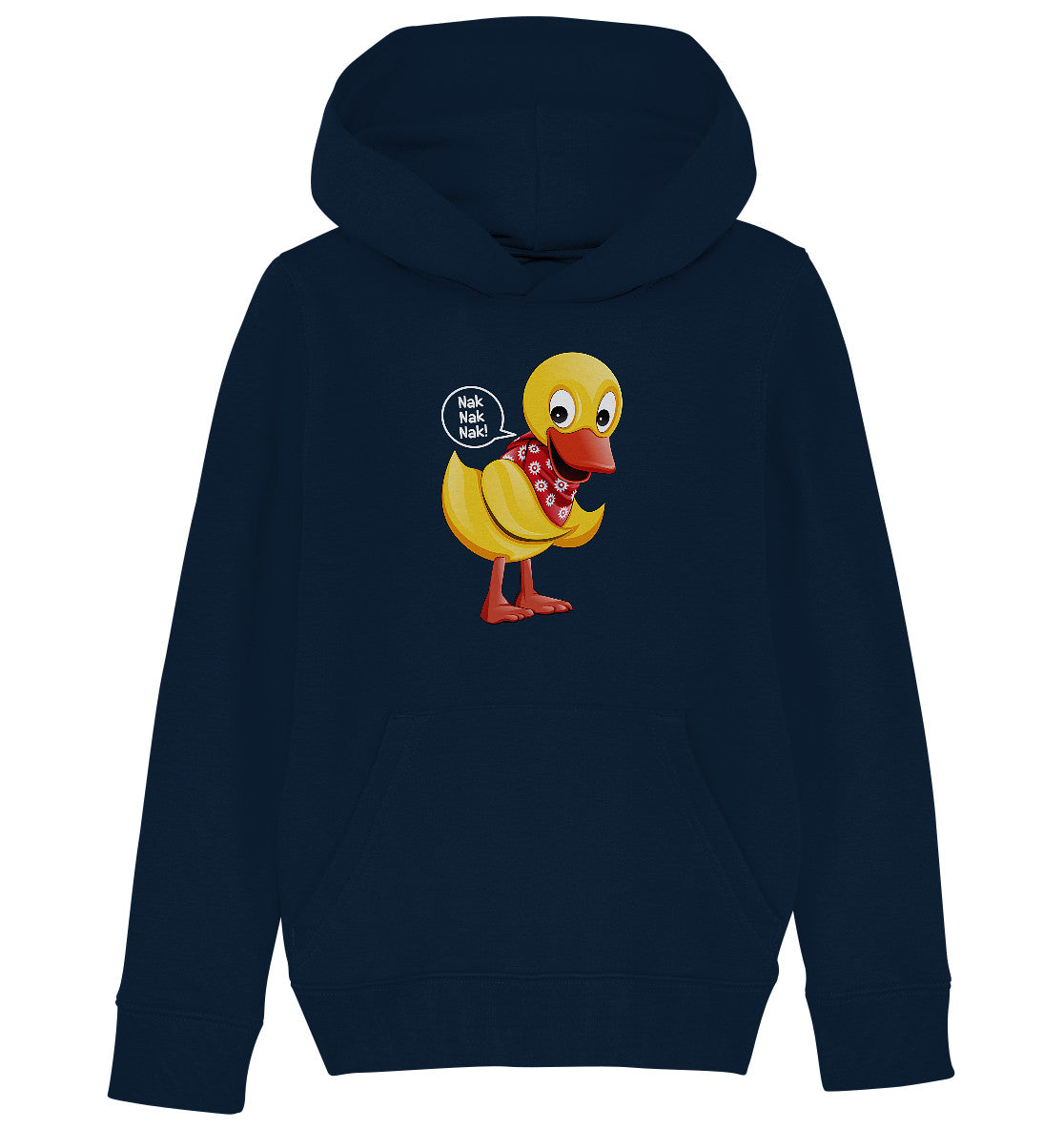 KINDER ORGANIC KAPUZENHOODIE • UNSER SANDMÄNNCHEN - SCHNATTERINCHEN - NAK NAK NAK!