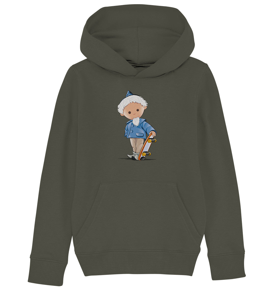 KINDER ORGANIC KAPUZENHOODIE • UNSER SANDMÄNNCHEN - ROLLBRETT-SKATER