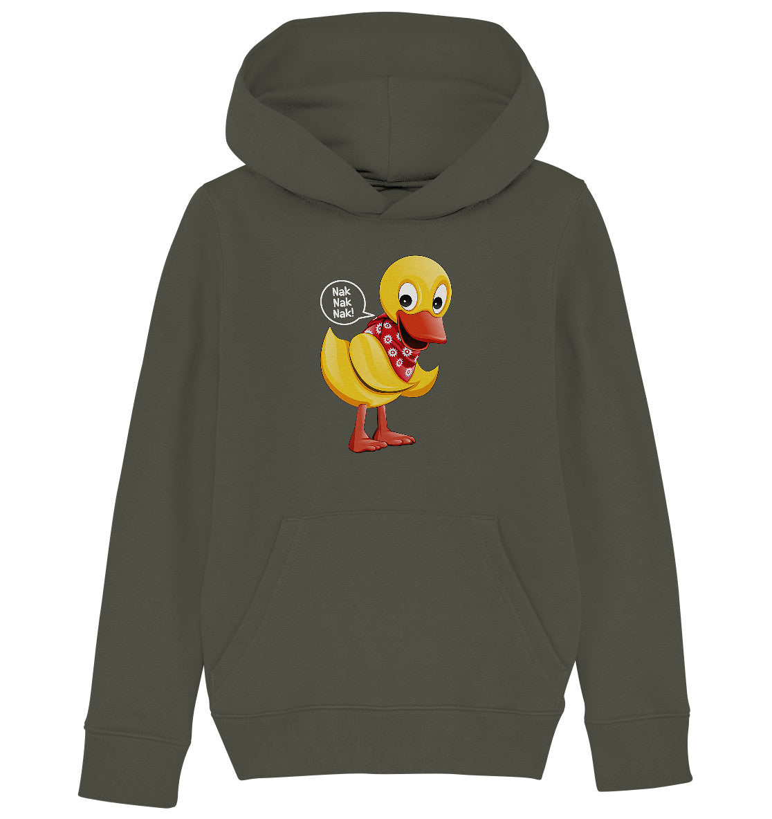 KINDER ORGANIC KAPUZENHOODIE • UNSER SANDMÄNNCHEN - SCHNATTERINCHEN - NAK NAK NAK!
