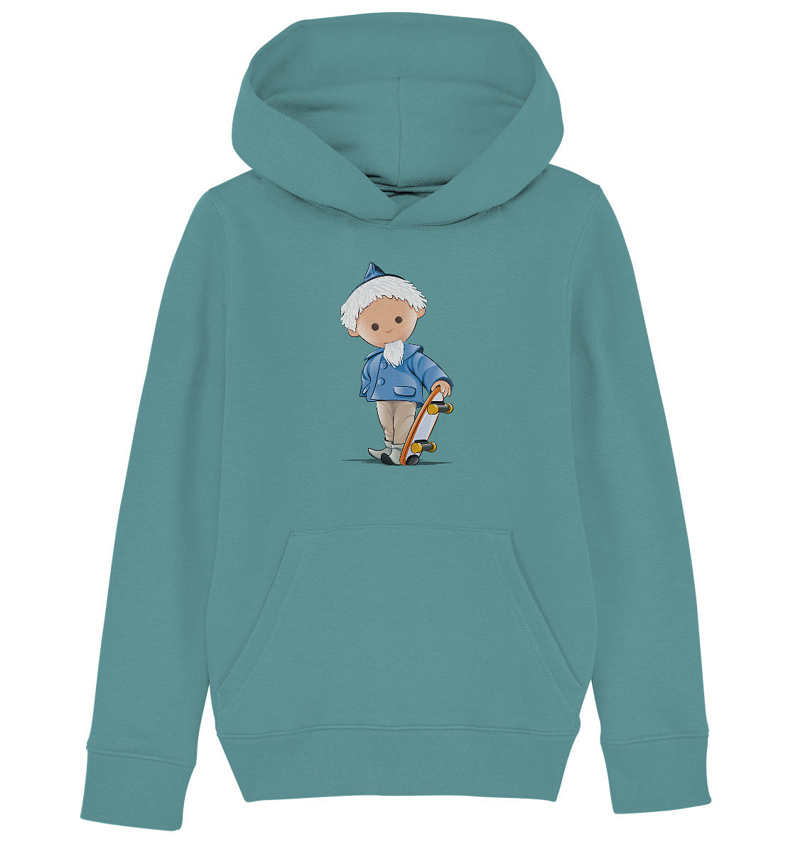 KINDER ORGANIC KAPUZENHOODIE • UNSER SANDMÄNNCHEN - ROLLBRETT-SKATER