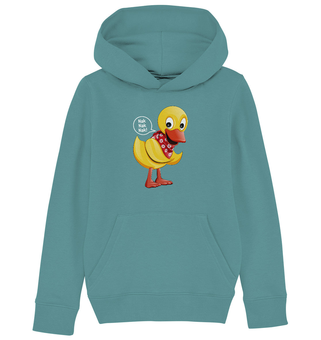 KINDER ORGANIC KAPUZENHOODIE • UNSER SANDMÄNNCHEN - SCHNATTERINCHEN - NAK NAK NAK!