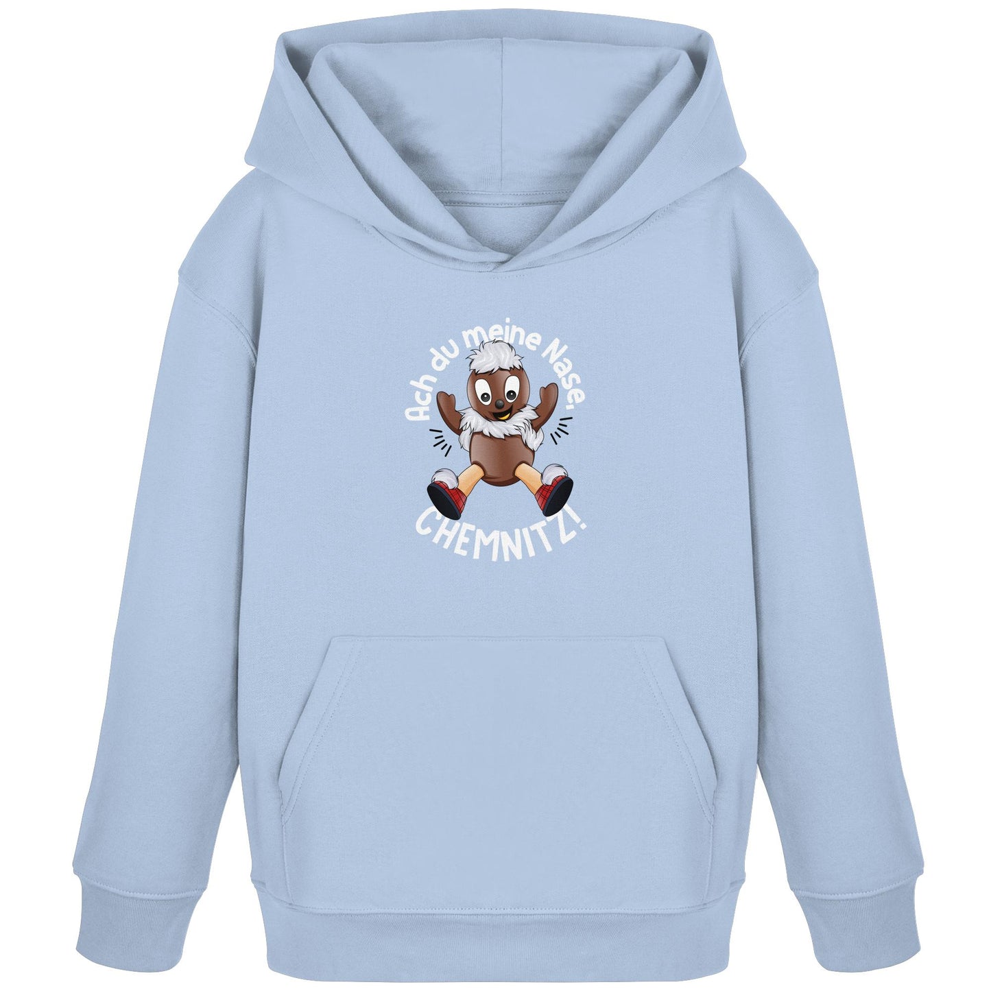 Pitti Stadt Nicki (Kinder Kapuze / Hoodie) • ACH DU MEINE NASE CHEMNITZ!