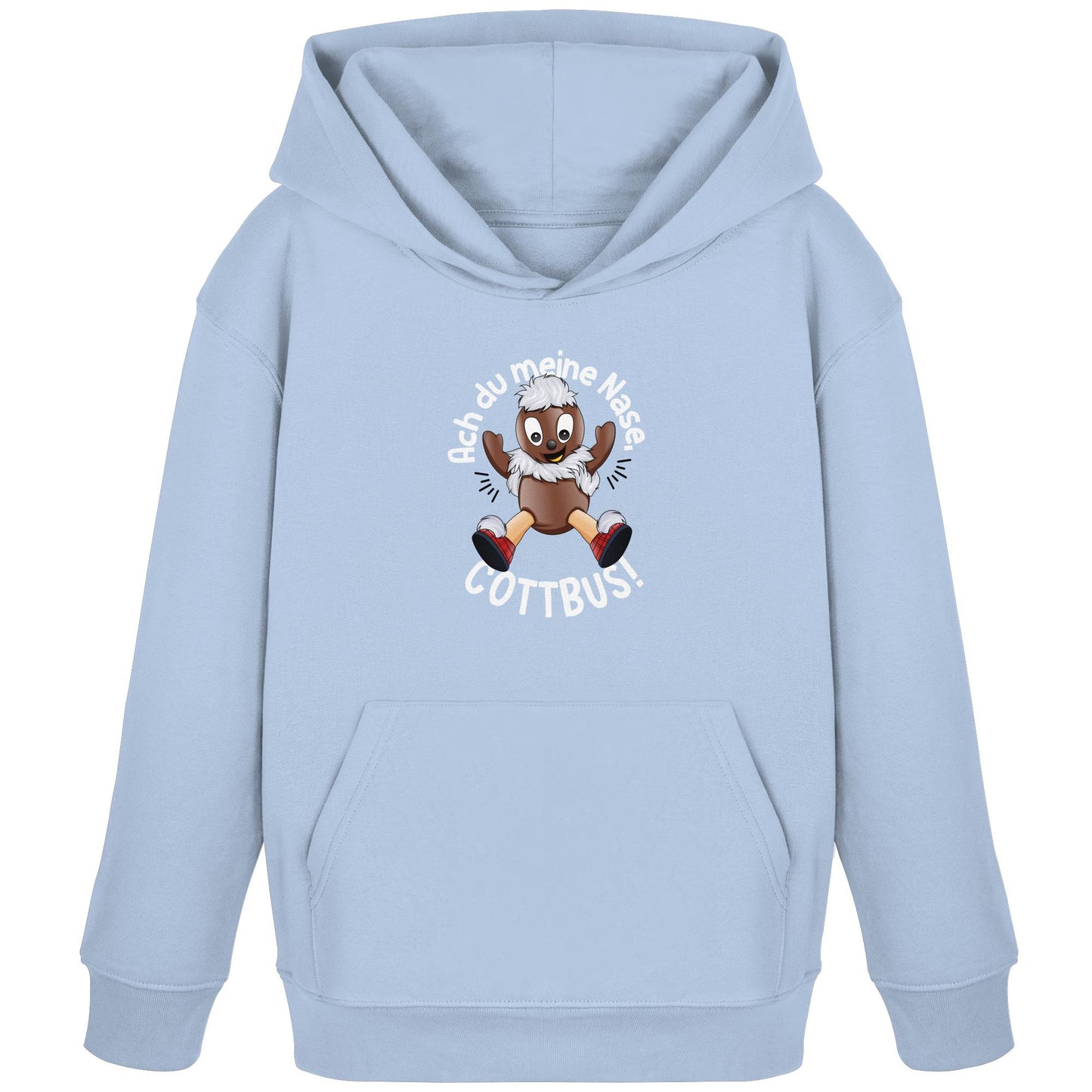 Pitti Stadt Nicki (Kinder Kapuze / Hoodie) • ACH DU MEINE NASE COTTBUS!